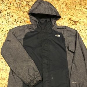 Boys NorthFace Resolve Reflective Jacket Blue